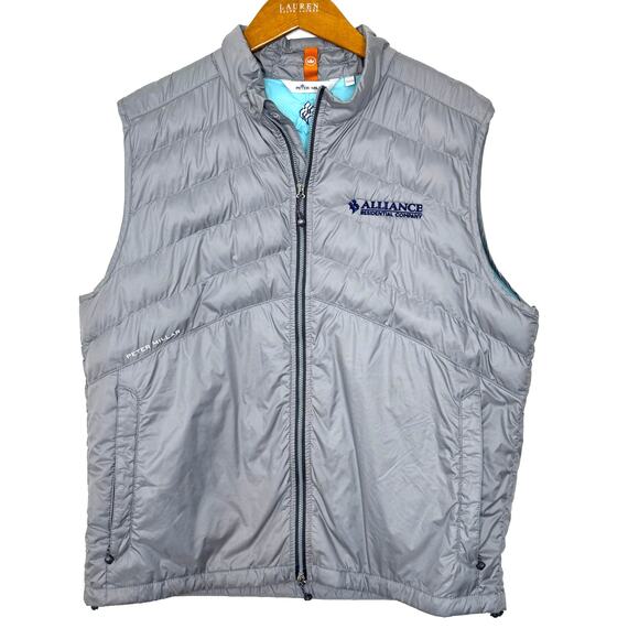 Peter Millar All Course Vest COMPANY LOGO Grey XL